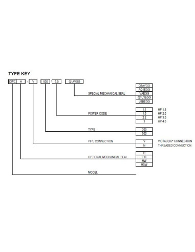 Pompa Ebara DWC 500/2,2 IE3